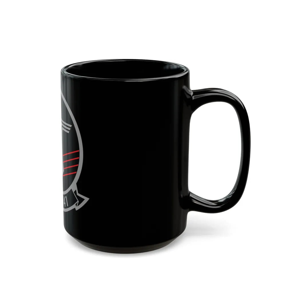 VAQ 141 Electronic Attack Squadron 141 (U.S. Navy) Black Coffee Mug-Go Mug Yourself