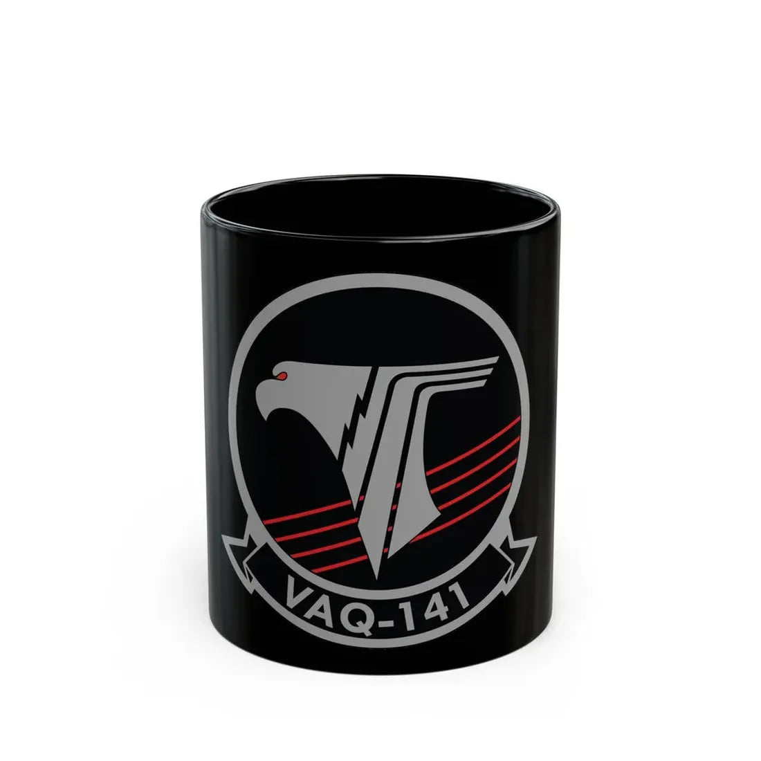 VAQ 141 Electronic Attack Squadron 141 (U.S. Navy) Black Coffee Mug 11oz - Go Mug Yourself
