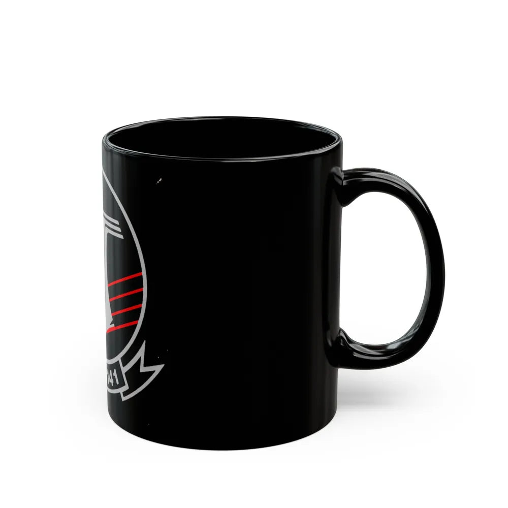 VAQ 141 (U.S. Navy) Black Coffee Mug-Go Mug Yourself