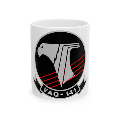 VAQ 141 (U.S. Navy) White Coffee Mug-11oz-Go Mug Yourself