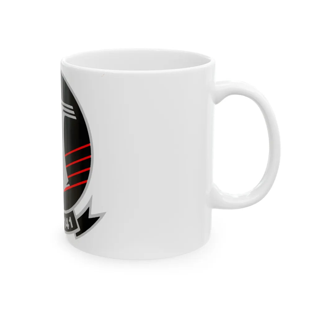 VAQ 141 (U.S. Navy) White Coffee Mug-Go Mug Yourself