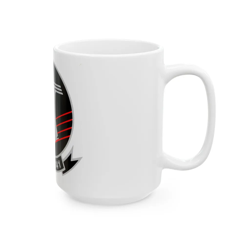 VAQ 141 (U.S. Navy) White Coffee Mug-Go Mug Yourself