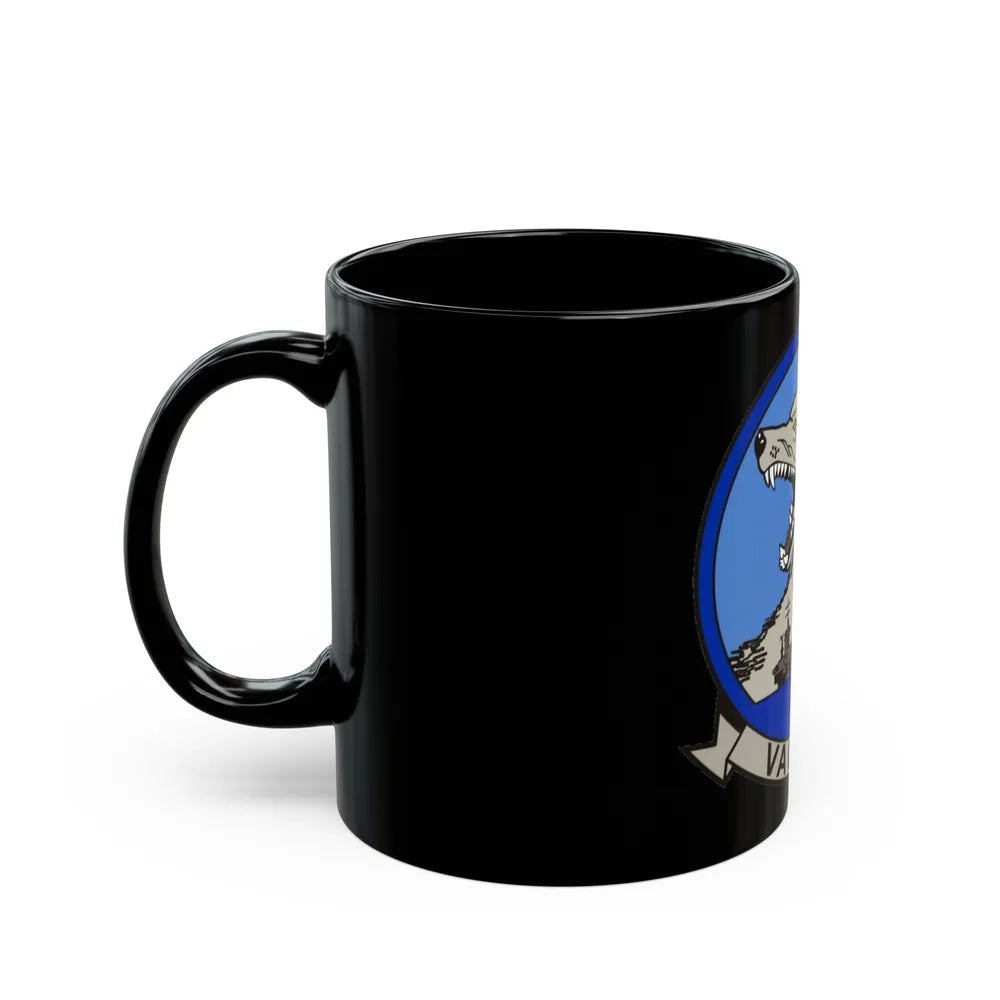 VAQ 142 (U.S. Navy) Black Coffee Mug-Go Mug Yourself