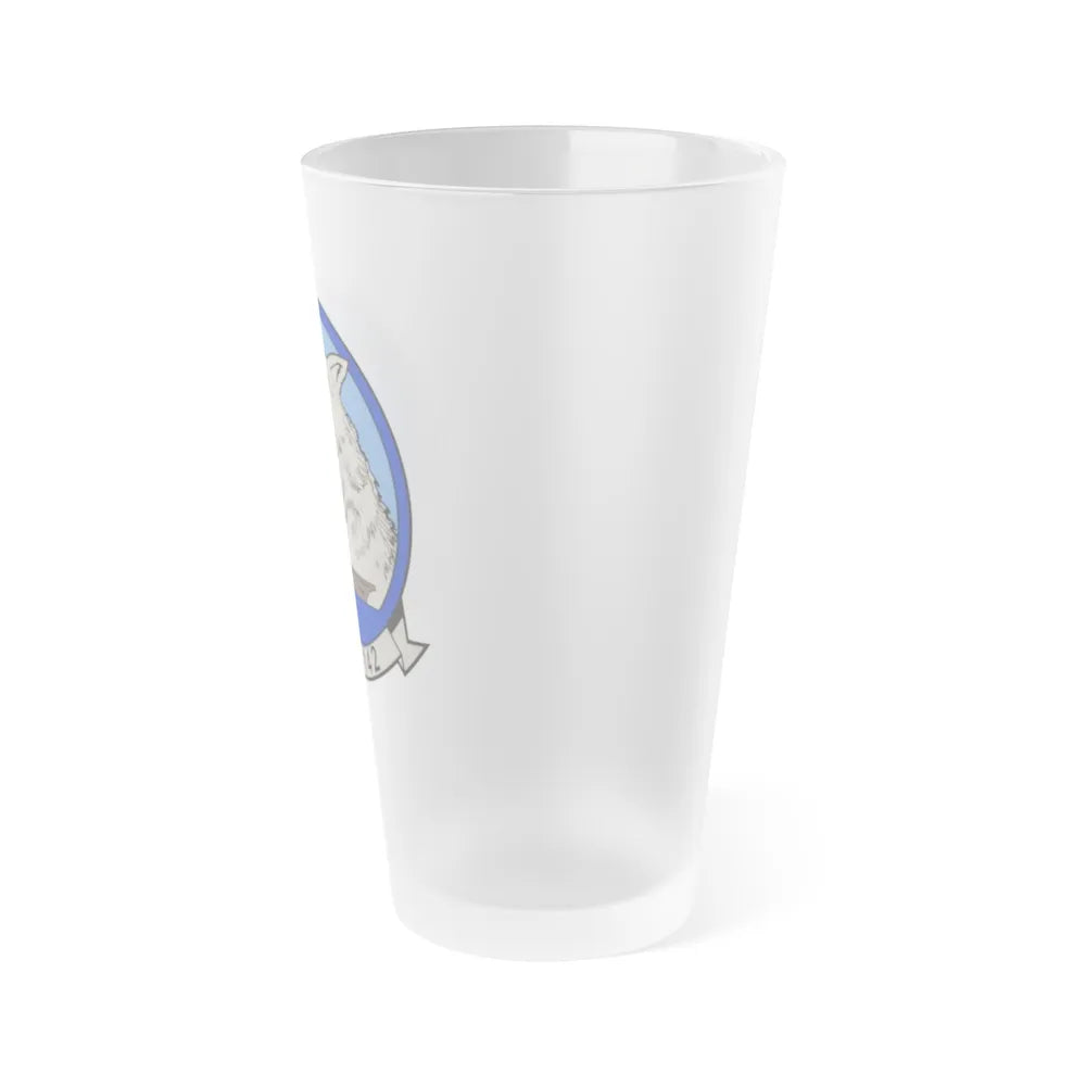 VAQ 142 (U.S. Navy) Frosted Pint Glass 16oz-Go Mug Yourself