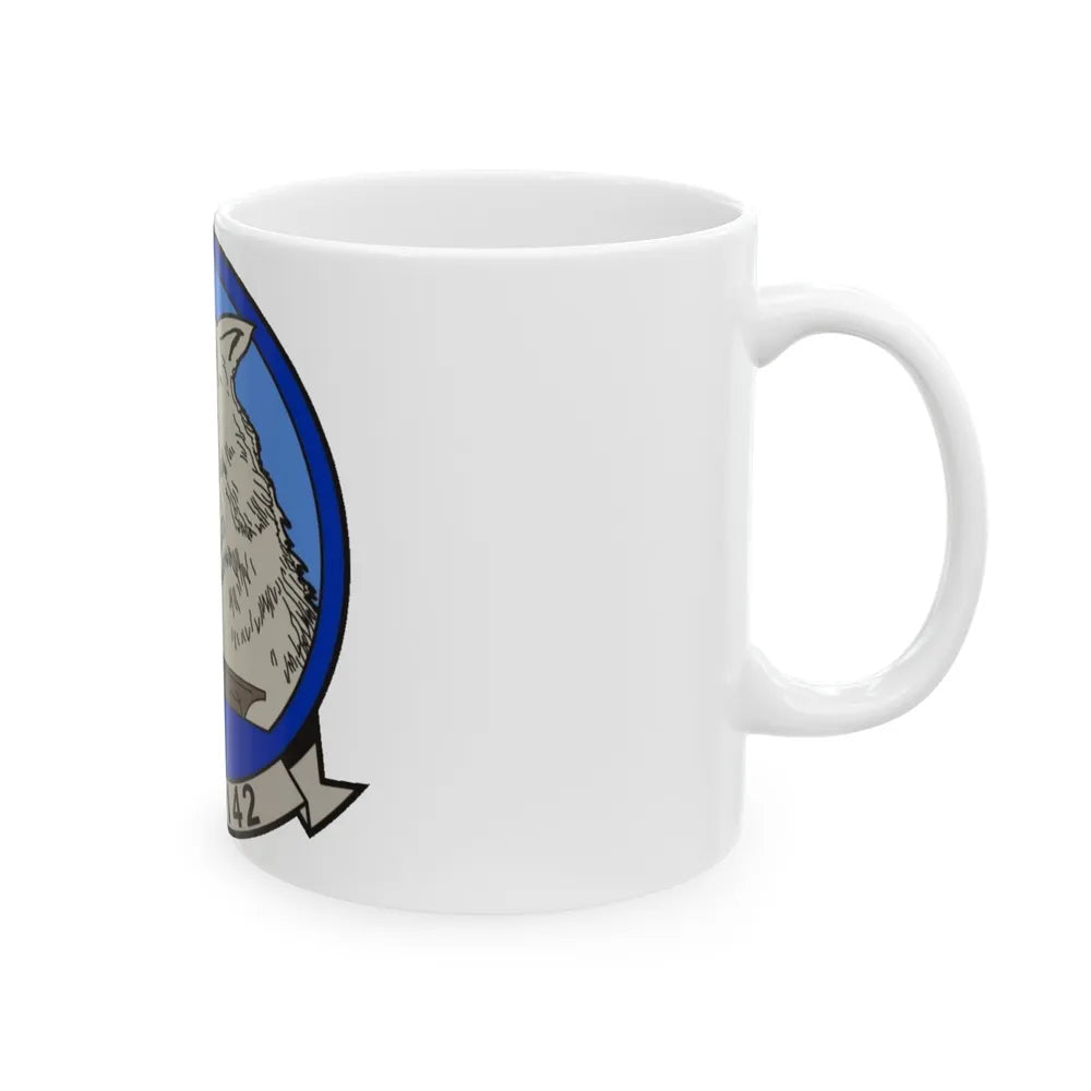 VAQ 142 (U.S. Navy) White Coffee Mug-Go Mug Yourself