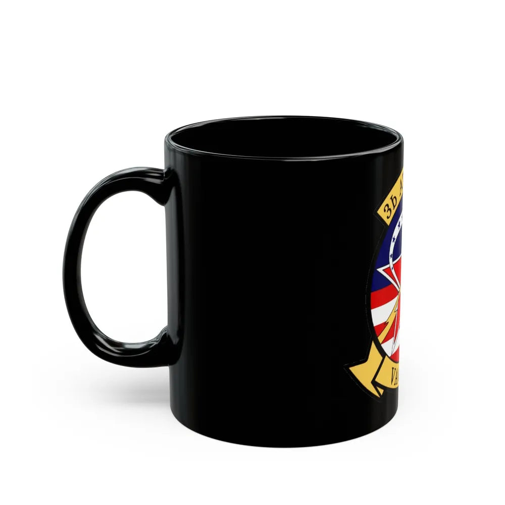 VAQ 34 Tactical Electronic Warfare Squadron 34 (U.S. Navy) Black Coffee Mug-Go Mug Yourself