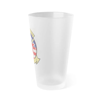 VAQ 34 Tactical Electronic Warfare Squadron 34 (U.S. Navy) Frosted Pint Glass 16oz-Go Mug Yourself