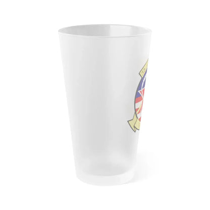VAQ 34 Tactical Electronic Warfare Squadron 34 (U.S. Navy) Frosted Pint Glass 16oz - Go Mug Yourself