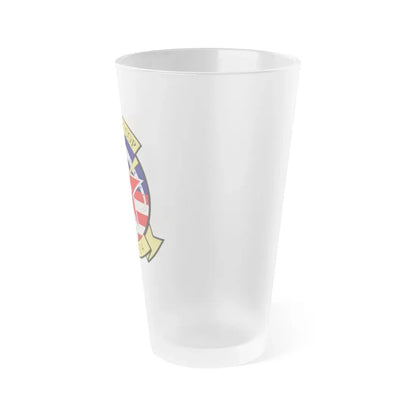 VAQ 34 Tactical Electronic Warfare Squadron 34 (U.S. Navy) Frosted Pint Glass 16oz - Go Mug Yourself