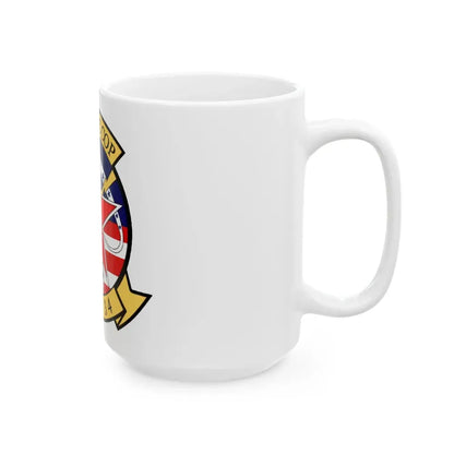 VAQ 34 Tactical Electronic Warfare Squadron 34 (U.S. Navy) White Coffee Mug - Go Mug Yourself