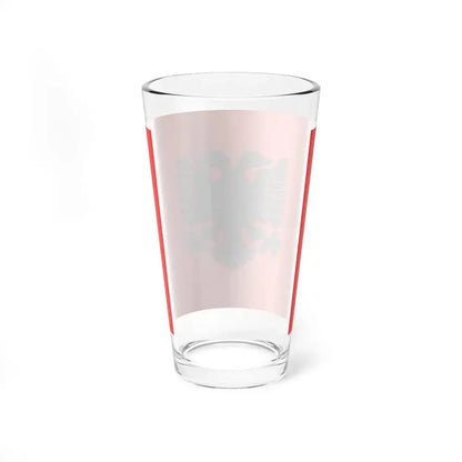 Variant eagle flag of Albania (Albania) Pint Glass 16oz - Go Mug Yourself