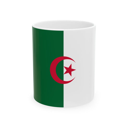 Variant flag of the GPRA 1958-1962 (Algeria) White Coffee Mug-11oz-Go Mug Yourself
