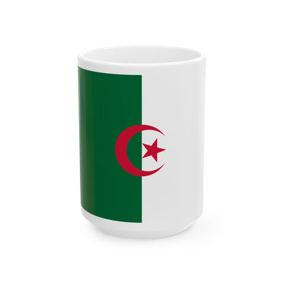 Variant flag of the GPRA 1958-1962 (Algeria) White Coffee Mug-15oz-Go Mug Yourself