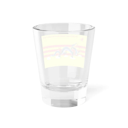 Variant flag of the Vietnamese Constitutional Monarchist League (Vietnam) Shot Glass 1.5oz - Go Mug Yourself