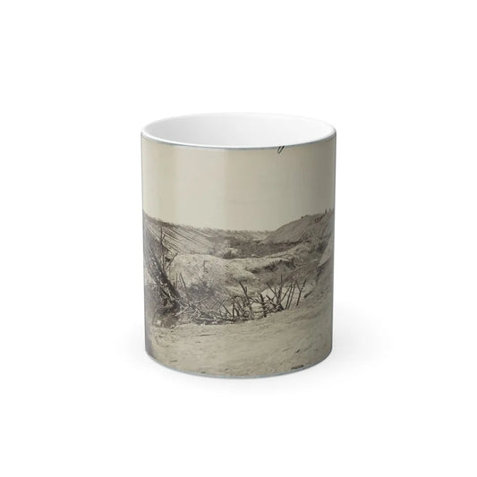 Variety of Barricades in Use Near Petersburg, Virginia (U.S. Civil War) Color Changing Coffee Mug 11oz-11oz-Go Mug Yourself