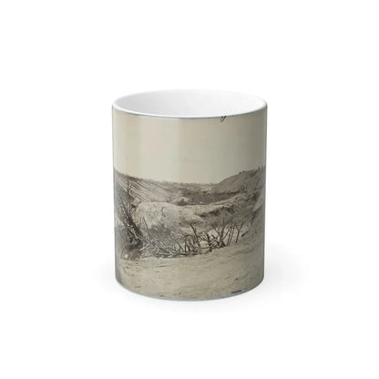 Variety of Barricades in Use Near Petersburg, Virginia (U.S. Civil War) Color Changing Coffee Mug 11oz Default Title 11oz - Go Mug Yourself