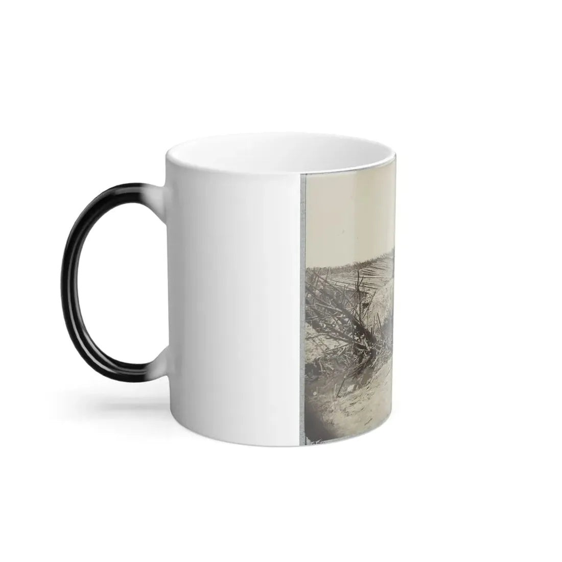 Variety of Barricades in Use Near Petersburg, Virginia (U.S. Civil War) Color Changing Coffee Mug 11oz - Go Mug Yourself