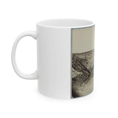 Variety Of Barricades In Use Near Petersburg, Virginia (U.S. Civil War) White Coffee Mug - Go Mug Yourself