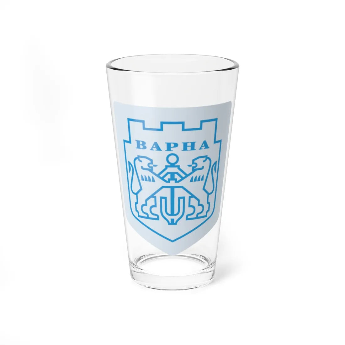 Varna-coatofarms-svg (Bulgaria) (Coat of Arms) Pint Glass 16oz 16oz - Go Mug Yourself