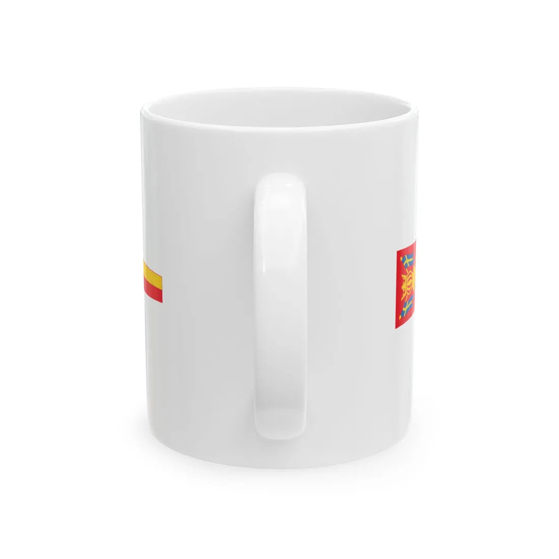 Varsinais-Suomen maakuntaviiri (Finland) White Coffee Mug - Go Mug Yourself