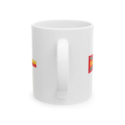 Varsinais-Suomen maakuntaviiri (Finland) White Coffee Mug - Go Mug Yourself