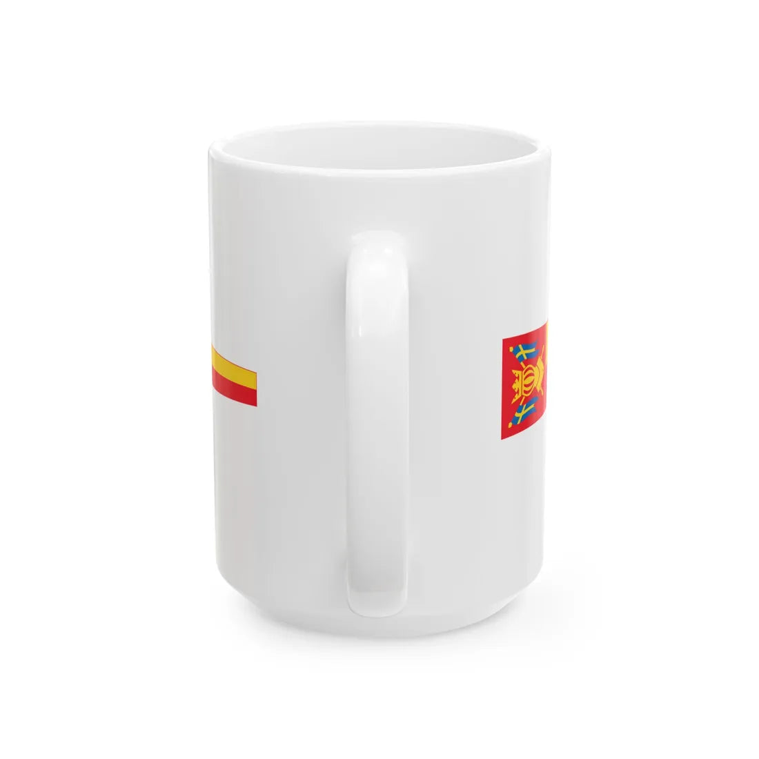 Varsinais-Suomen maakuntaviiri (Finland) White Coffee Mug - Go Mug Yourself