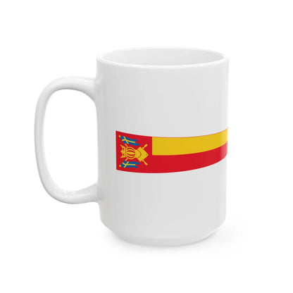 Varsinais-Suomen maakuntaviiri (Finland) White Coffee Mug - Go Mug Yourself