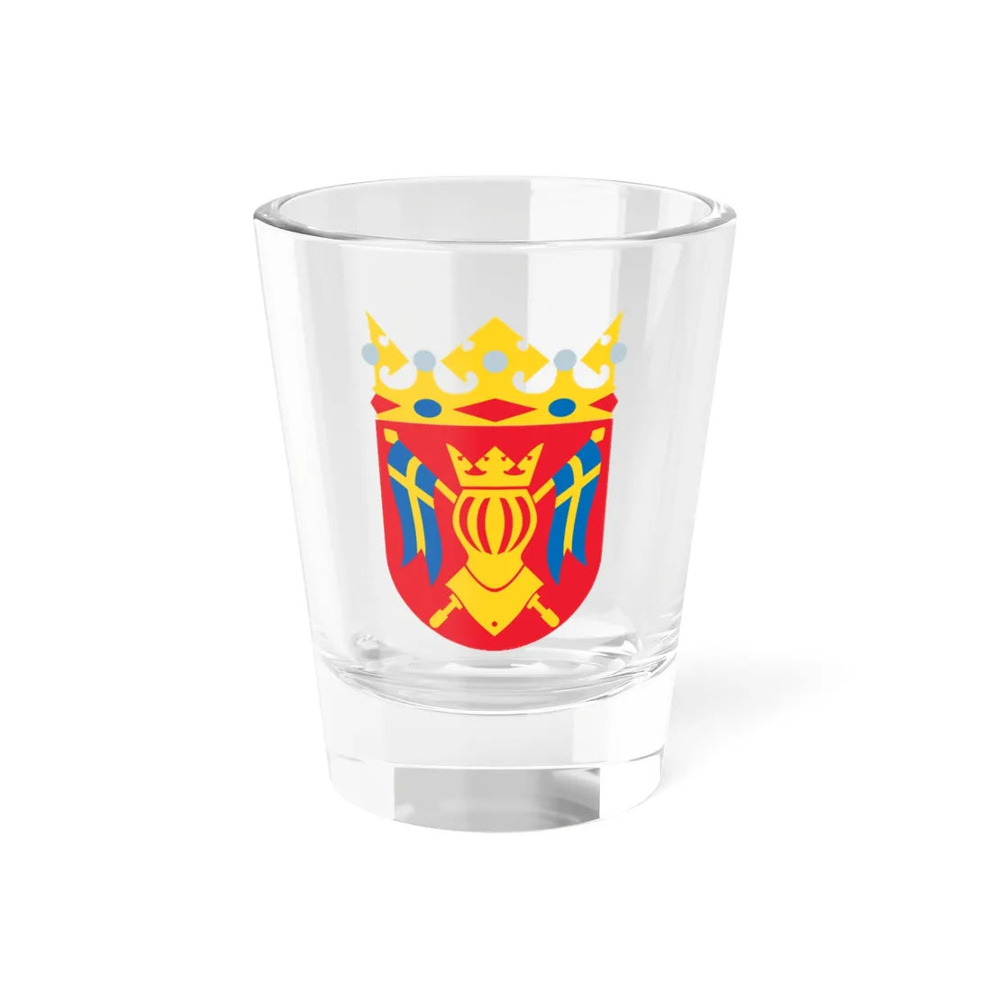 Varsinais-Suomen.vaakuna (Finland) (Coat of Arms) Shot Glass 1.5oz 1.5oz - Go Mug Yourself