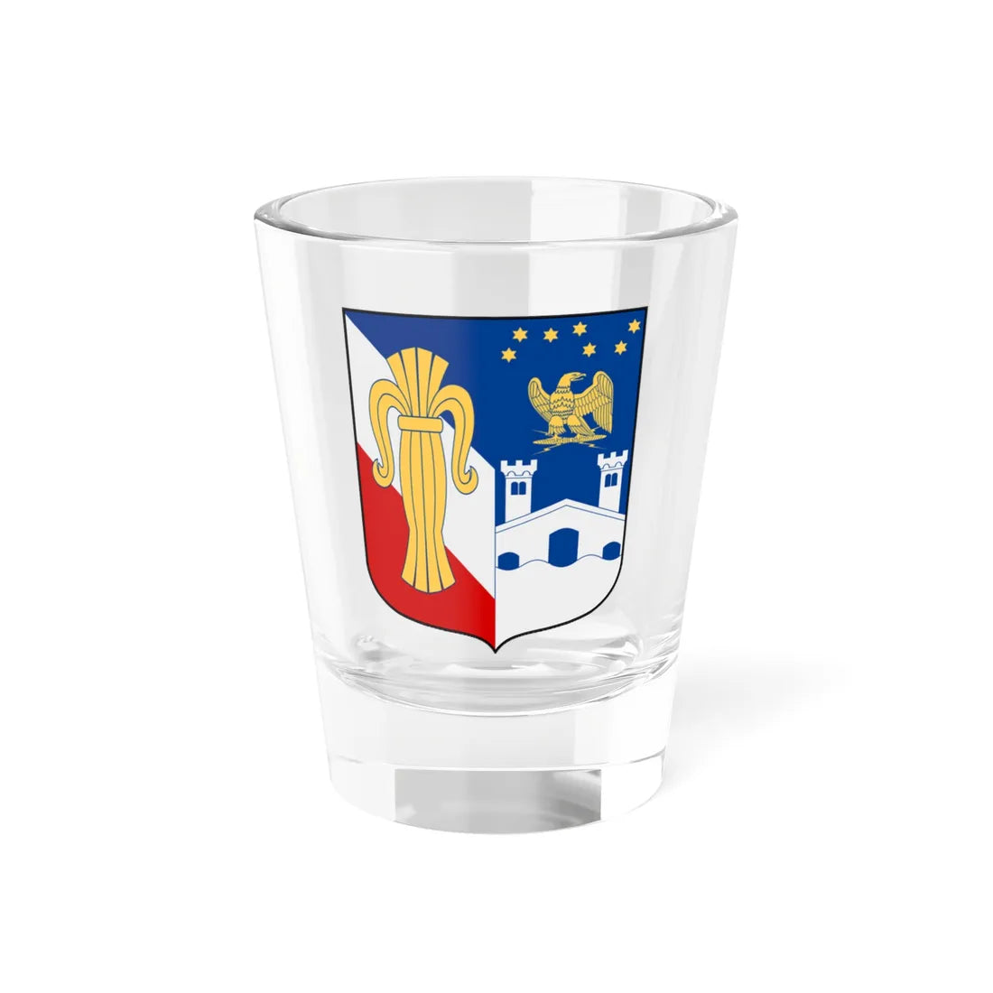 Vasa-Bernadotte vapen (Sweden) (Coat of Arms) Shot Glass 1.5oz 1.5oz - Go Mug Yourself