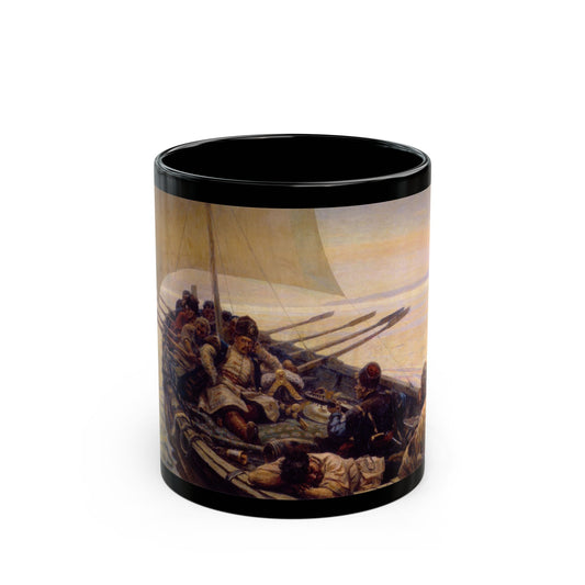 Vasily Ivanovich Surikov (1848-1916) Stepan Razin - Black Coffee Mug-11oz-Go Mug Yourself