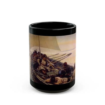Vasily Ivanovich Surikov (1848-1916) Stepan Razin - Black Coffee Mug 15oz - Go Mug Yourself