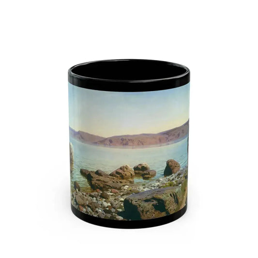 Vasily Polenov - At the Genisaret Lake 1888 - Black Coffee Mug 11oz - Go Mug Yourself