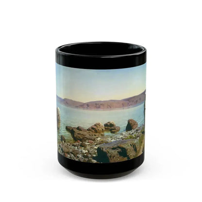 Vasily Polenov - At the Genisaret Lake 1888 - Black Coffee Mug 15oz - Go Mug Yourself