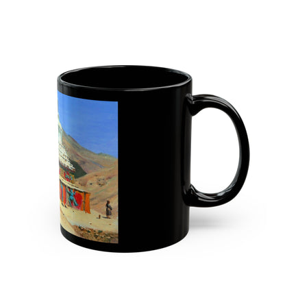 Vasily Vereshchagin (1842-1904) Reliquaries in Ladakh - Black Coffee Mug-Go Mug Yourself