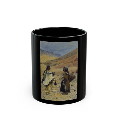 Vasily Vereshchagin (1842-1904) West Tibetans 1876 - Black Coffee Mug-11oz-Go Mug Yourself