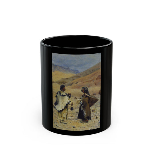 Vasily Vereshchagin (1842-1904) West Tibetans 1876 - Black Coffee Mug-11oz-Go Mug Yourself