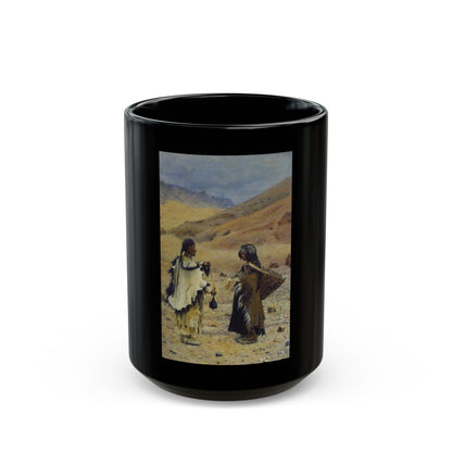 Vasily Vereshchagin (1842-1904) West Tibetans 1876 - Black Coffee Mug-15oz-Go Mug Yourself