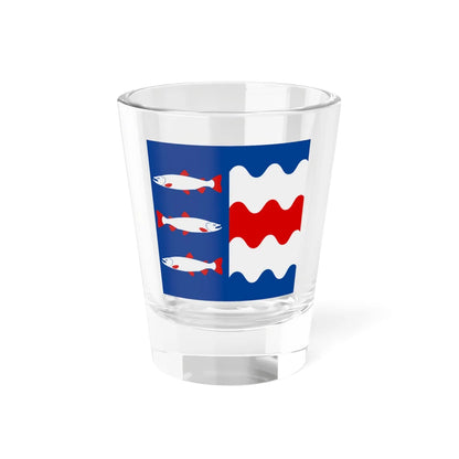 Vasternorrlands lan vapenflagga (Sweden) Shot Glass 1.5oz 1.5oz - Go Mug Yourself