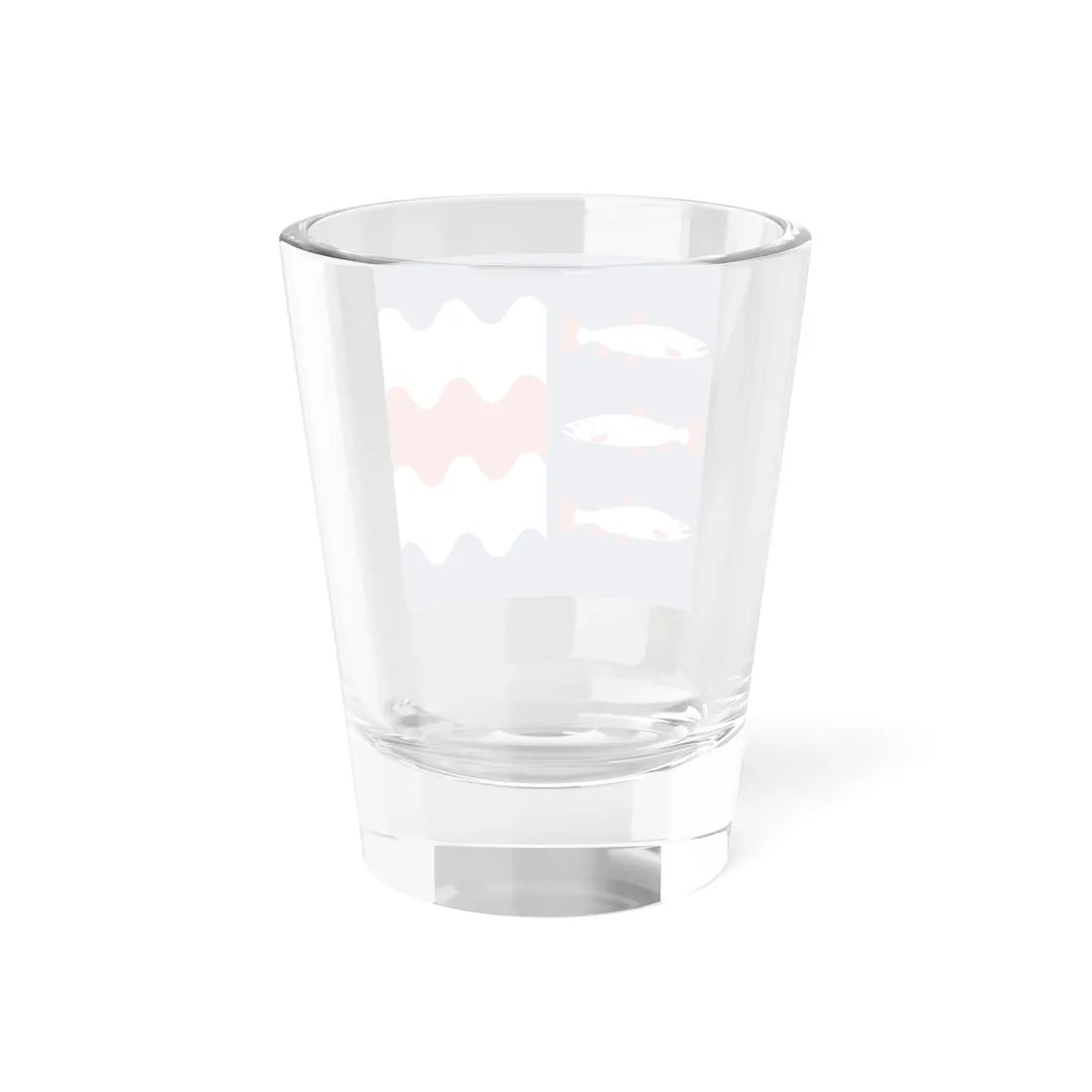 Vasternorrlands lan vapenflagga (Sweden) Shot Glass 1.5oz - Go Mug Yourself