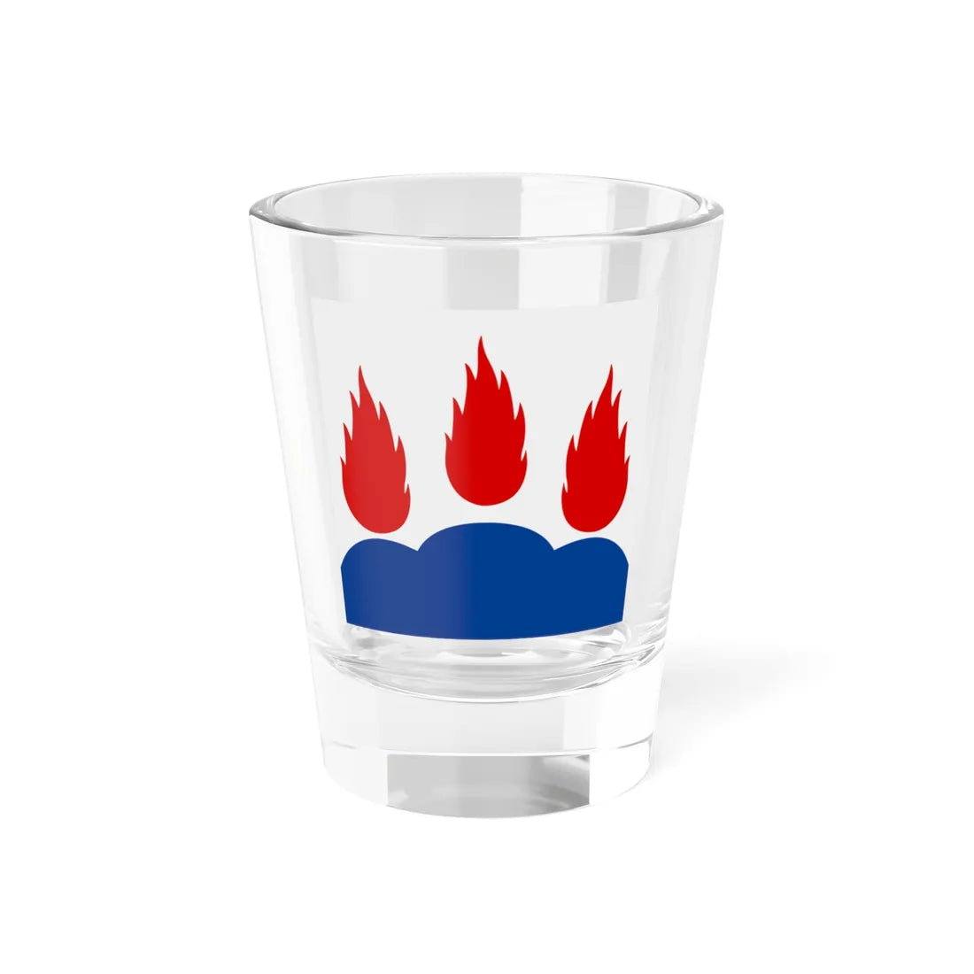 Vastmanlands lan vapenflagga (Sweden) Shot Glass 1.5oz 1.5oz - Go Mug Yourself