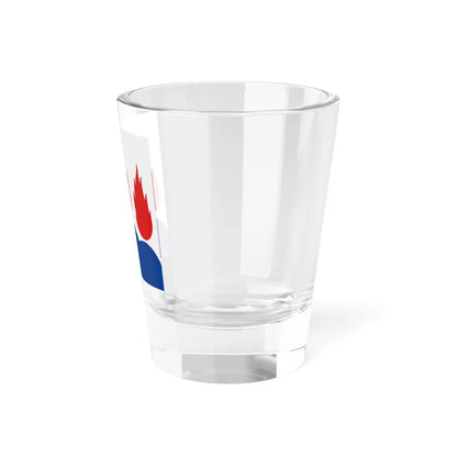 Vastmanlands lan vapenflagga (Sweden) Shot Glass 1.5oz - Go Mug Yourself