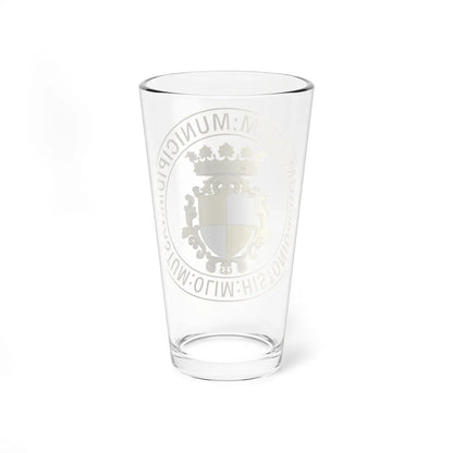 Vasto-Sigillo (Italy) (Coat of Arms) Pint Glass 16oz - Go Mug Yourself