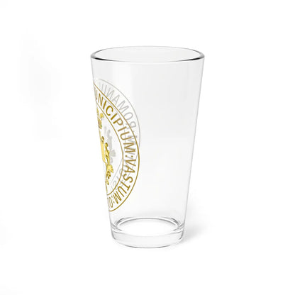 Vasto-Sigillo (Italy) (Coat of Arms) Pint Glass 16oz - Go Mug Yourself