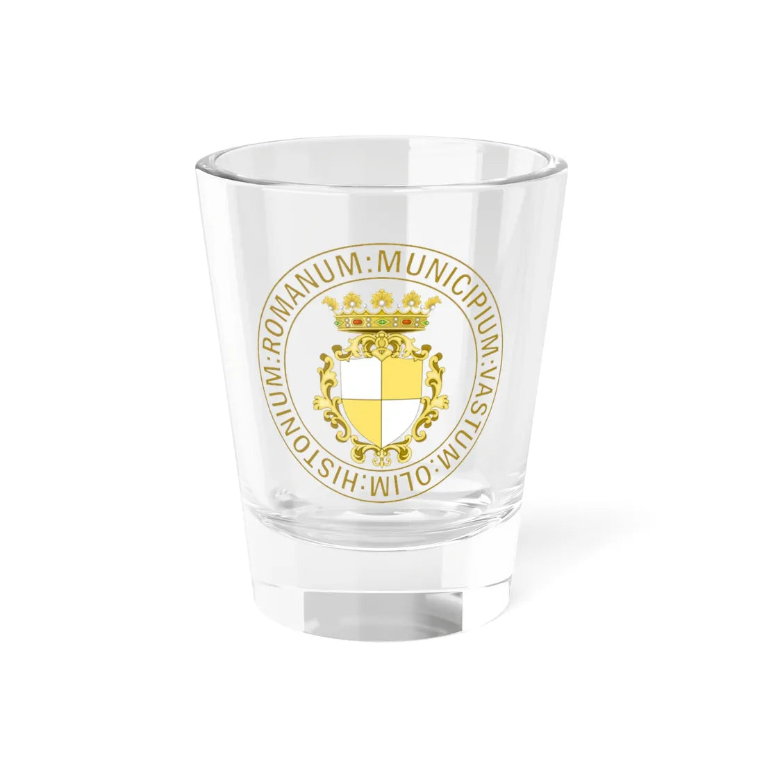 Vasto-Sigillo (Italy) (Coat of Arms) Shot Glass 1.5oz 1.5oz - Go Mug Yourself