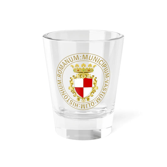 Vasto-Stemma-3 (Italy) (Coat of Arms) Shot Glass 1.5oz 1.5oz - Go Mug Yourself