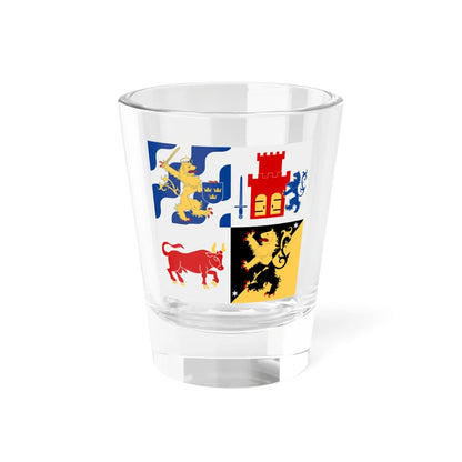 Vastra Gotalands lan vapenflagga (Sweden) Shot Glass 1.5oz 1.5oz - Go Mug Yourself