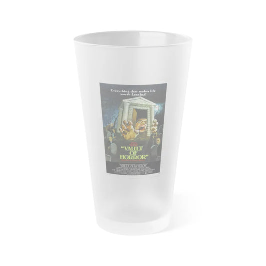 VAULT OF HORROR 1973 Movie Poster - Frosted Pint Glass 16oz-Go Mug Yourself