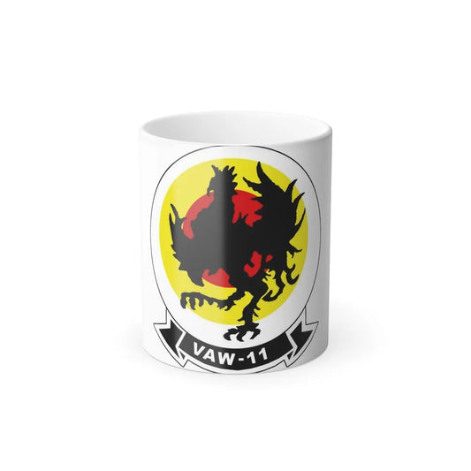 VAW 11 Carrier Airborne Early Warning Squadron 11 (U.S. Navy) Color Changing Mug 11oz-11oz-Go Mug Yourself
