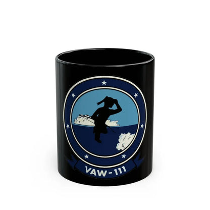 VAW 111 (U.S. Navy) Black Coffee Mug 11oz - Go Mug Yourself