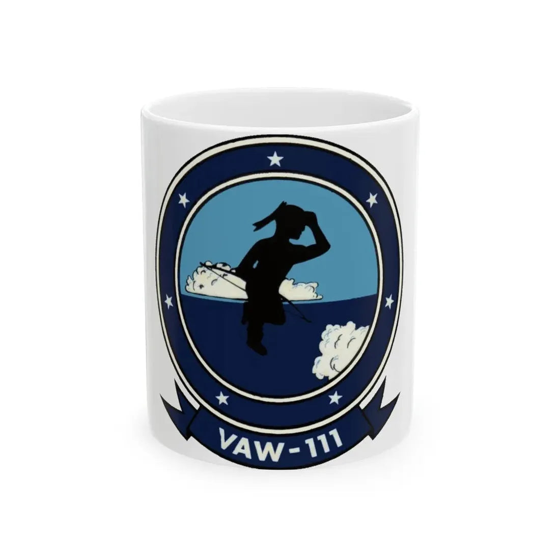 VAW 111 (U.S. Navy) White Coffee Mug 11oz - Go Mug Yourself